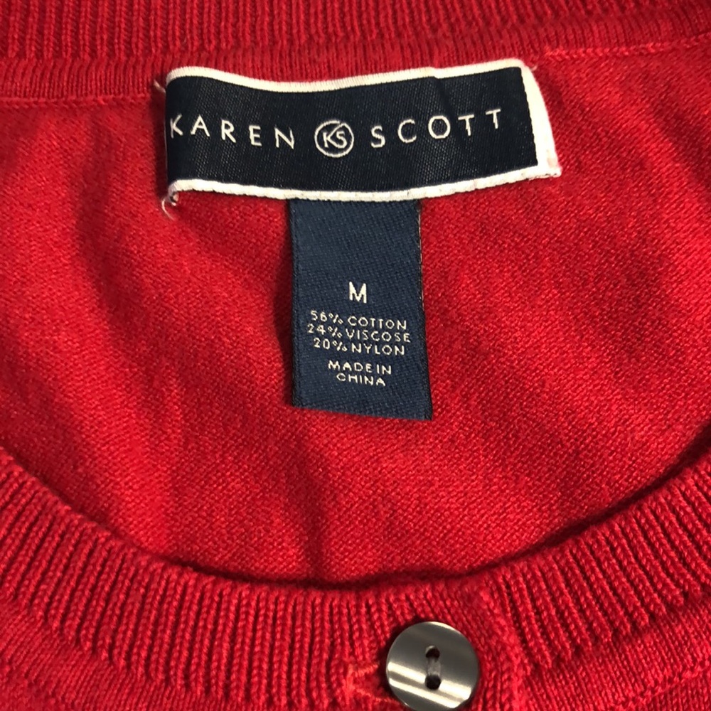 Red Cardigan - Picture 4 of 6